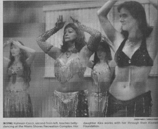Angela, Kahreen, and Nadira - Miami Herald Article Sept. 2004